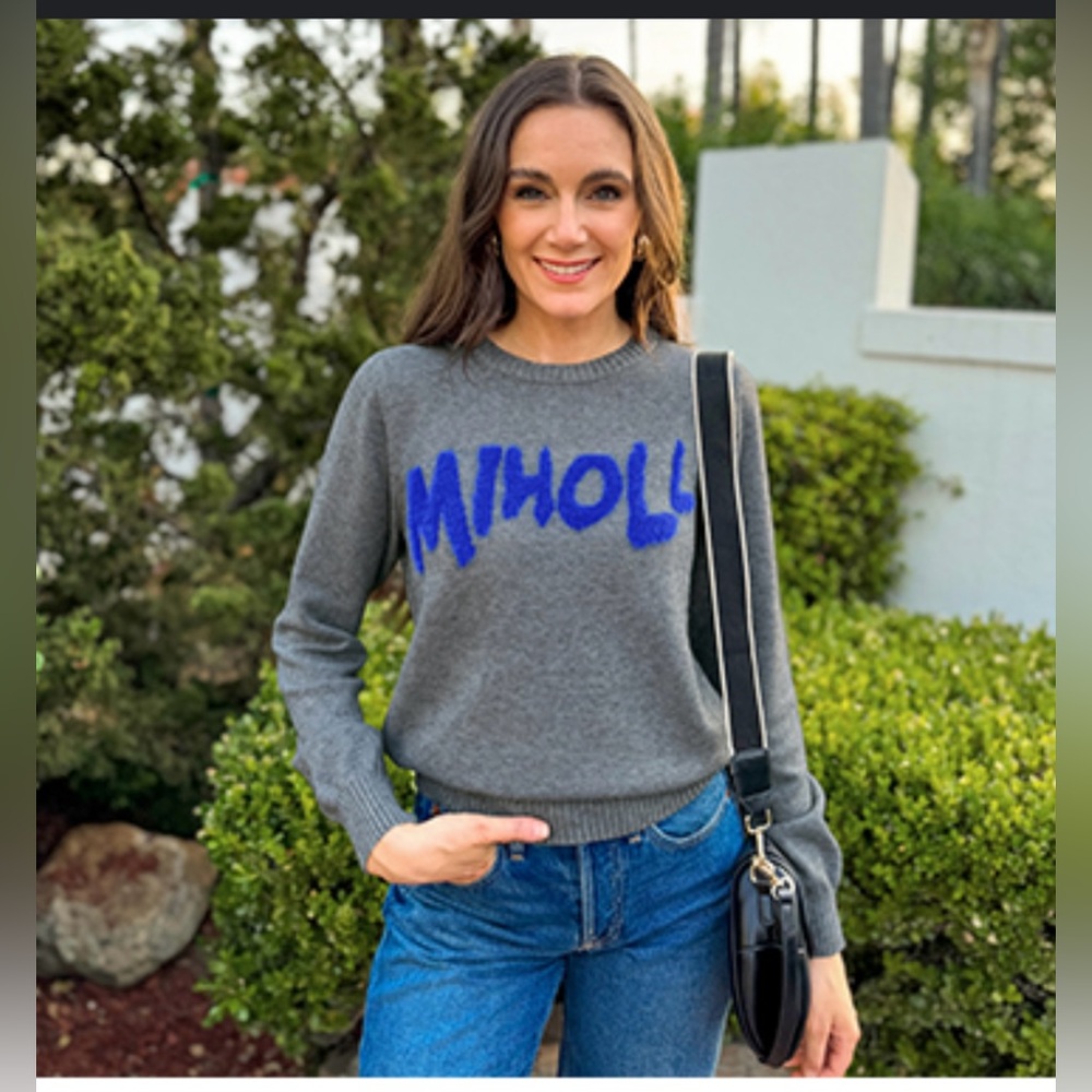 Miholl Women’s Crew Neck Pullover Sweater Medium BNWT